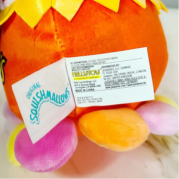 NWT Squishmallows 5 Inch Jeanne Octopus Hersheys Reese's Valentine's Day 2021 - Picture 4 of 10